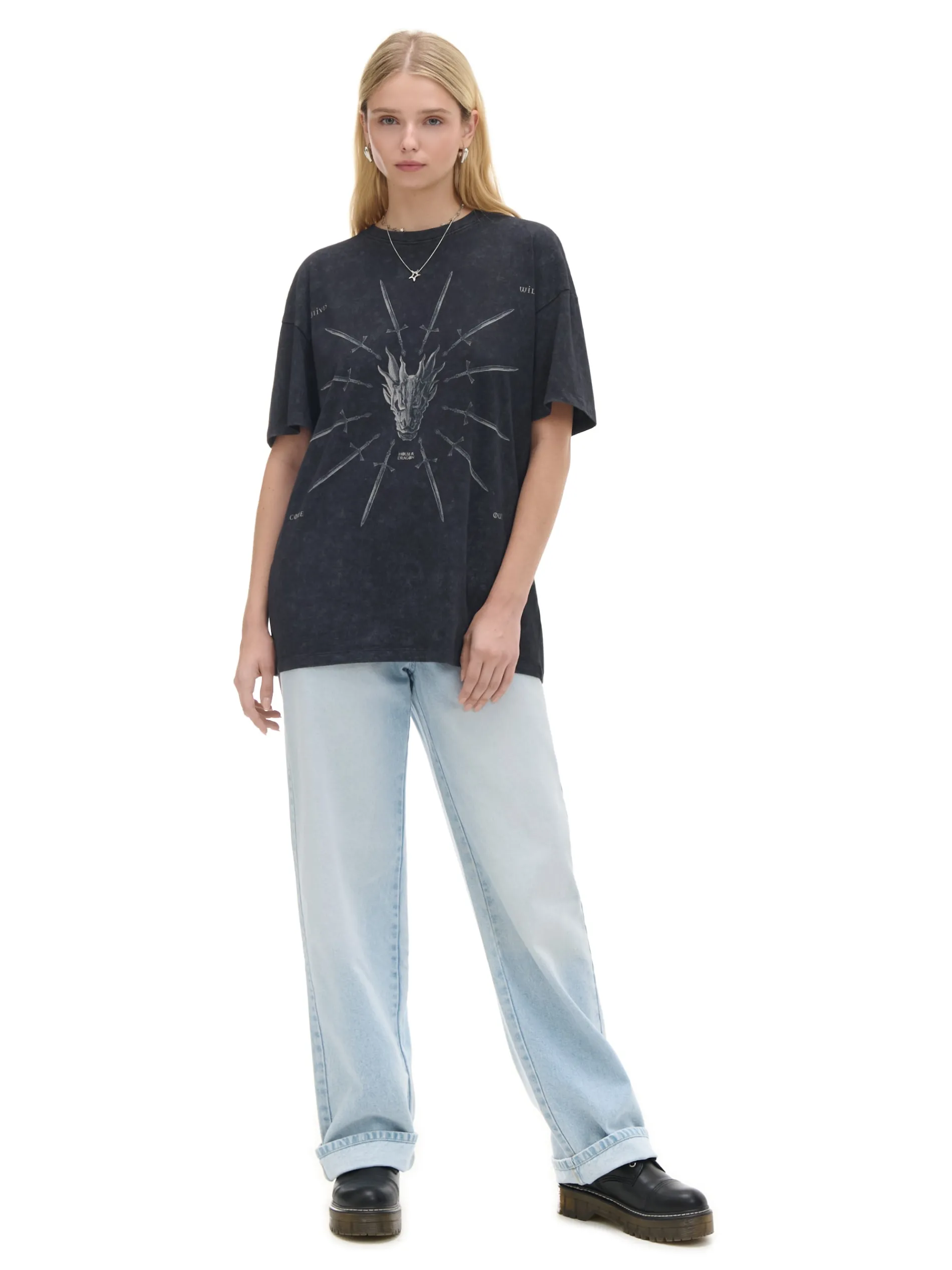 Cropp Unisex|Unisex*Koszulka z nadrukiem Ród Smoka UNISEX