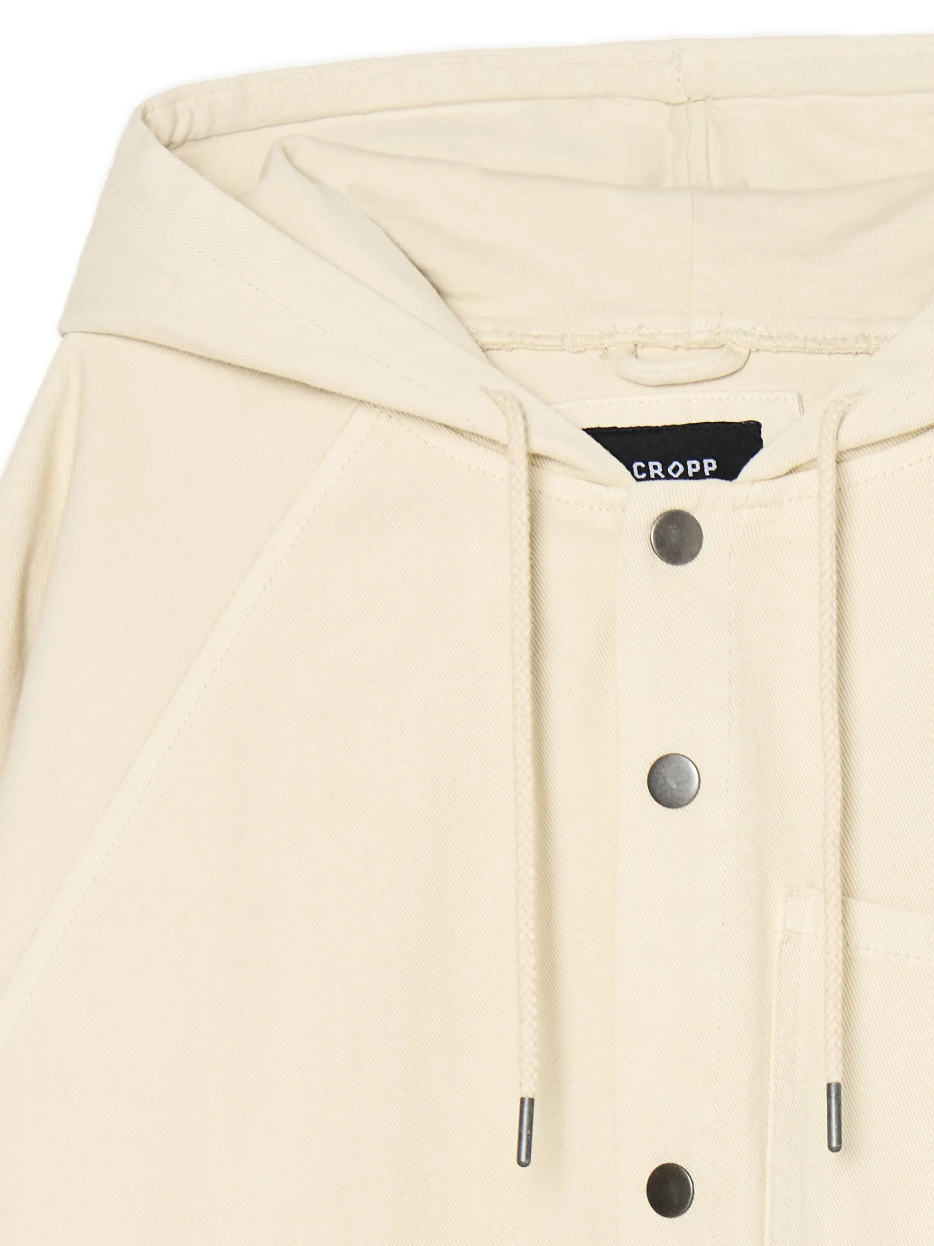 Cropp Kurtki, Płaszcze|Denim*Kremowa bawełniana katanka