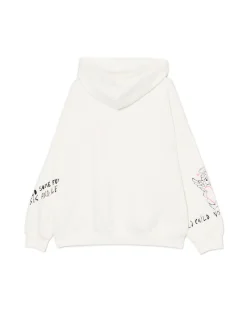 Cropp Unisex|Unisex*Kremowa bluza oversize z nadrukiem UNISEX