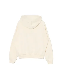 Cropp Bluzy*Kremowa bluza z kapturem i nadrukiem