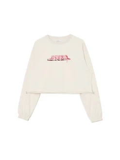 Cropp Koszule, Bluzki|Sety*Kremowa bluzka z nadrukiem i regulacją