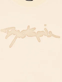 Cropp Koszulki*Kremowa koszulka z napisem