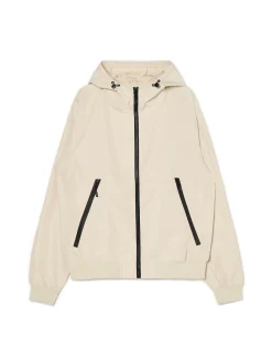 Cropp Kurtki, Płaszcze*Kremowa kurtka z kapturem