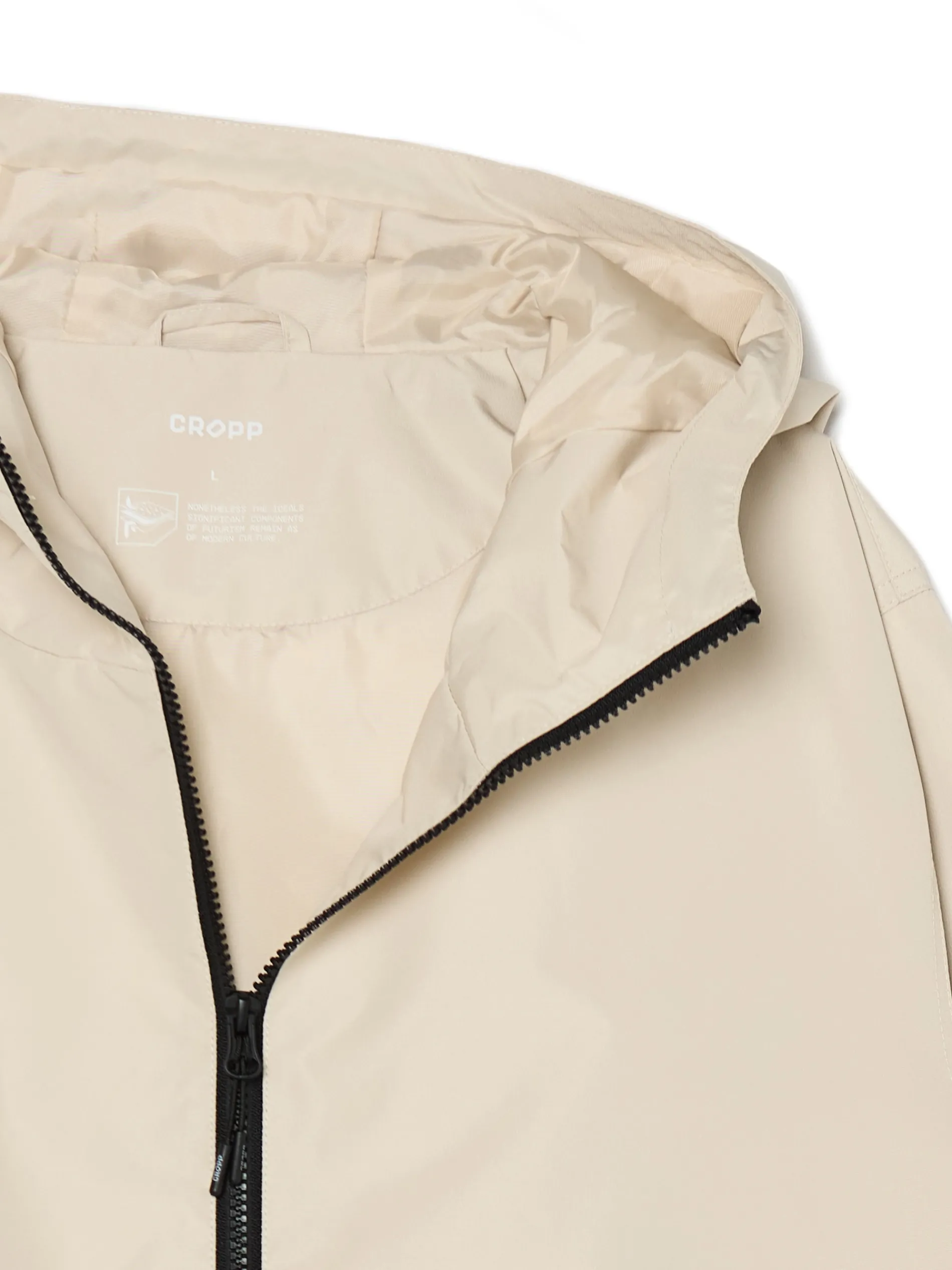 Cropp Kurtki, Płaszcze*Kremowa kurtka z kapturem