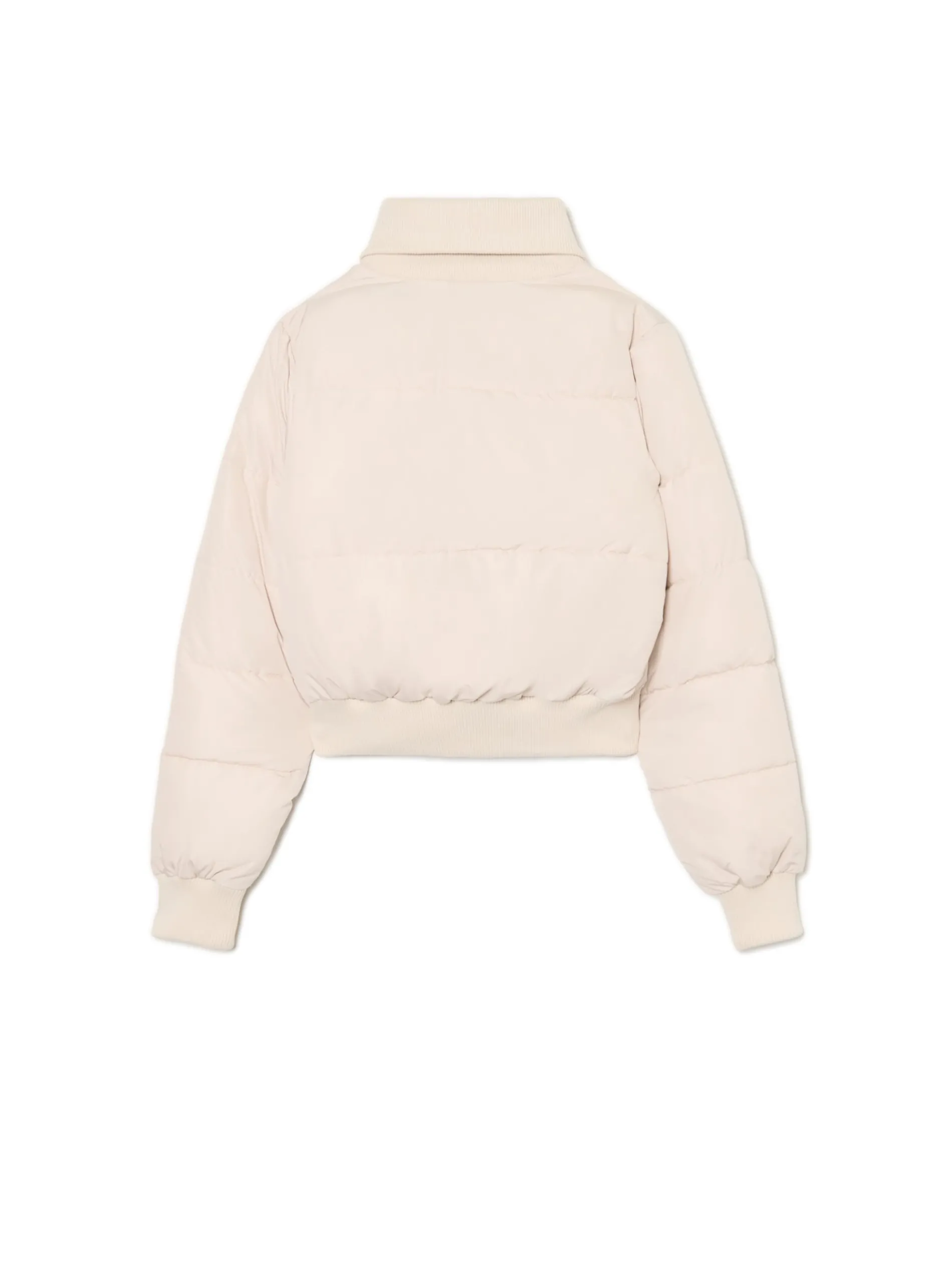 Cropp Kurtki, Płaszcze*Kremowa pikowana kurtka bomber