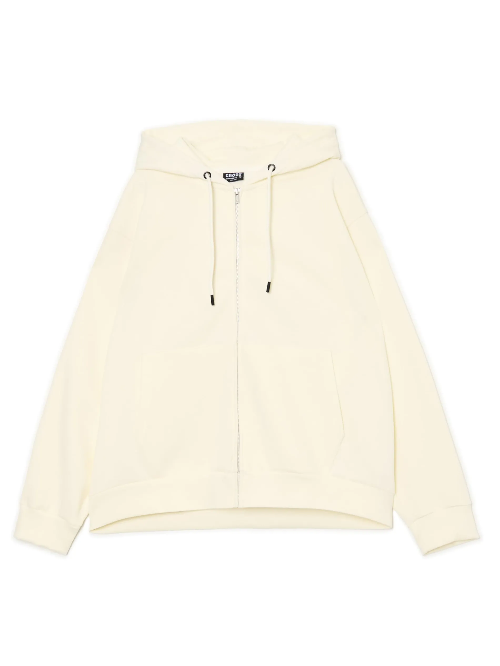 Cropp Bluzy|Sety*Kremowa rozpinana bluza z kapturem