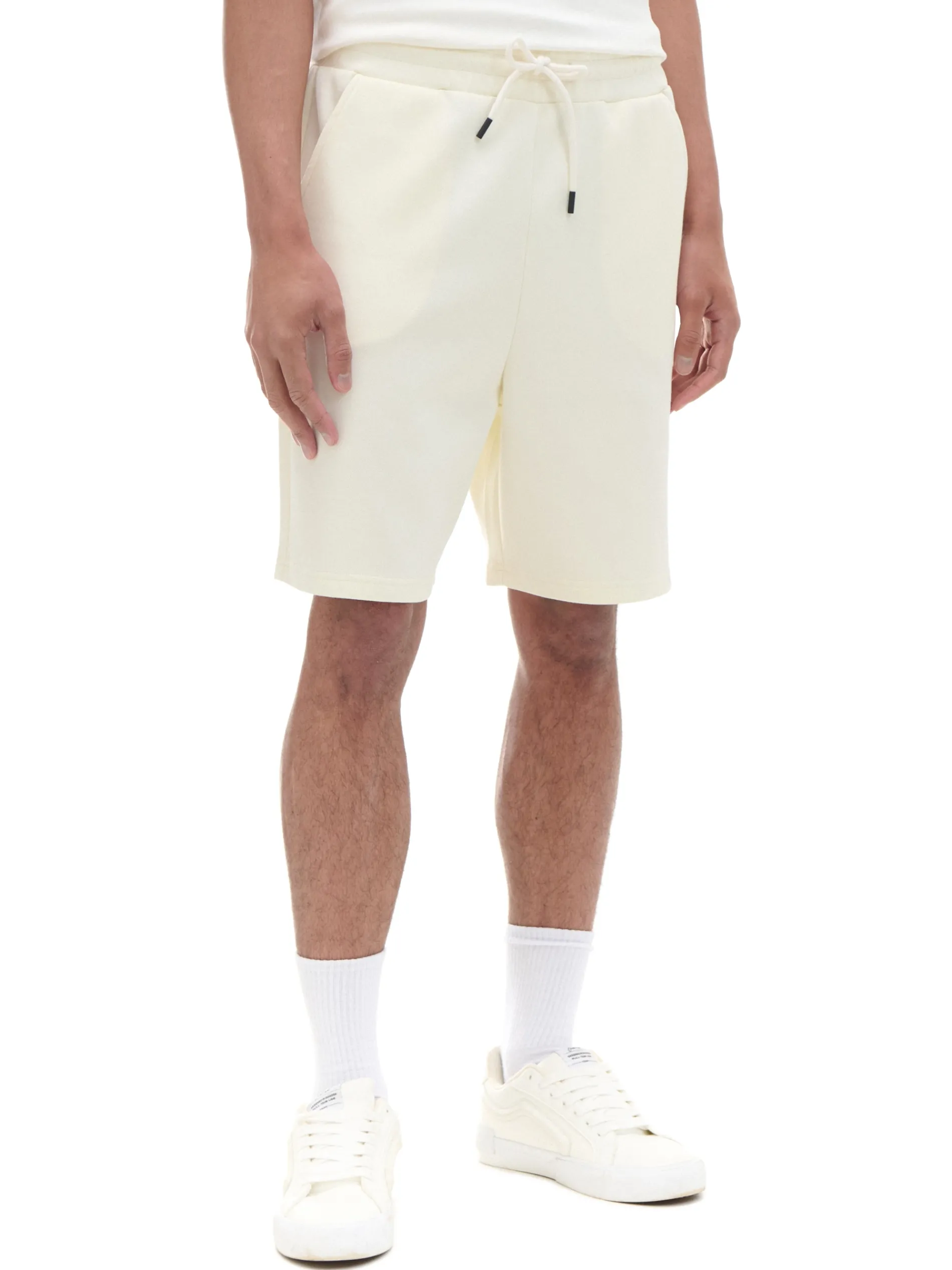 Cropp Sety*Kremowe dresowe spodenki