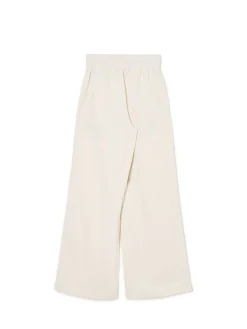 Cropp Spodnie|Sety*Kremowe spodnie baggy z wysokim stanem
