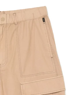 Cropp Spodnie*Kremowe spodnie cargo o luźnym kroju