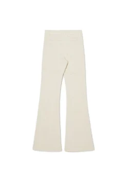 Cropp Spodnie*Kremowe spodnie flare