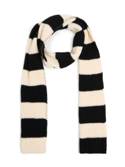 Cropp Szaliki*Kremowo-czarny szalik