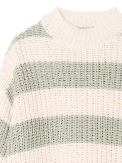 Cropp Swetry*Kremowo- sweter w paski