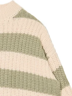 Cropp Swetry*Kremowo- sweter w paski
