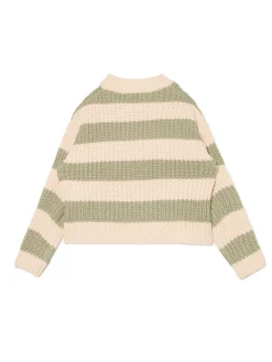 Cropp Swetry*Kremowo- sweter w paski