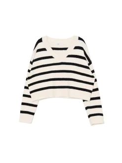 Cropp Swetry*sweter w czarne paski