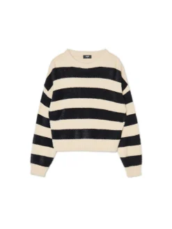 Cropp Swetry*sweter w czarne paski