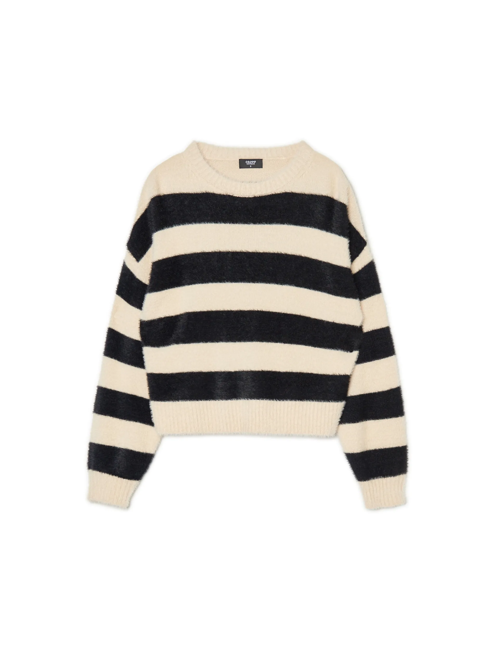 Cropp Swetry*sweter w czarne paski