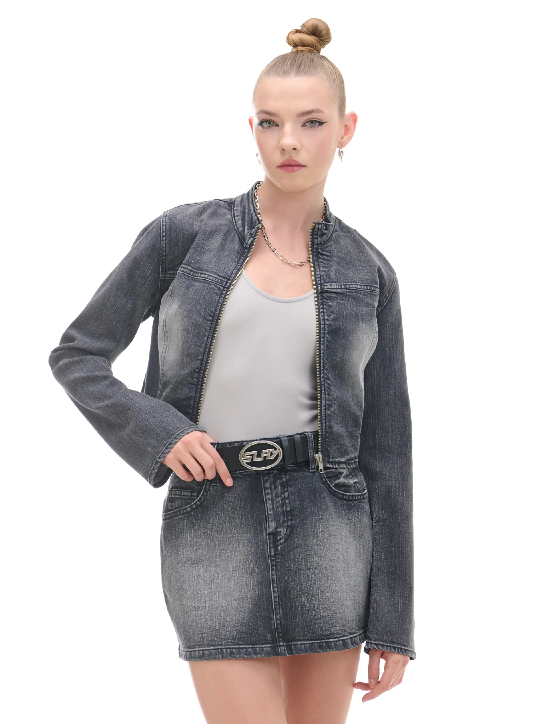 Cropp Kurtki, Płaszcze|Sety*Krótka jeansowa kurtka