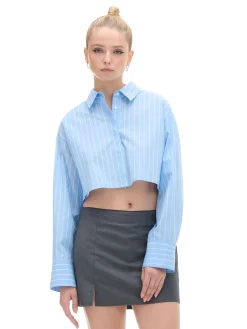 Cropp Koszule, Bluzki*Krótka koszula w paski