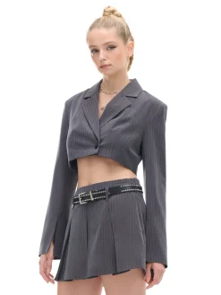 Cropp Kurtki, Płaszcze|Sety*Krótka marynarka w paski