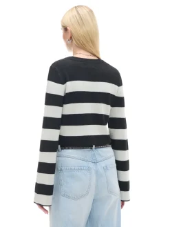 Cropp Swetry*Krótki sweter w paski