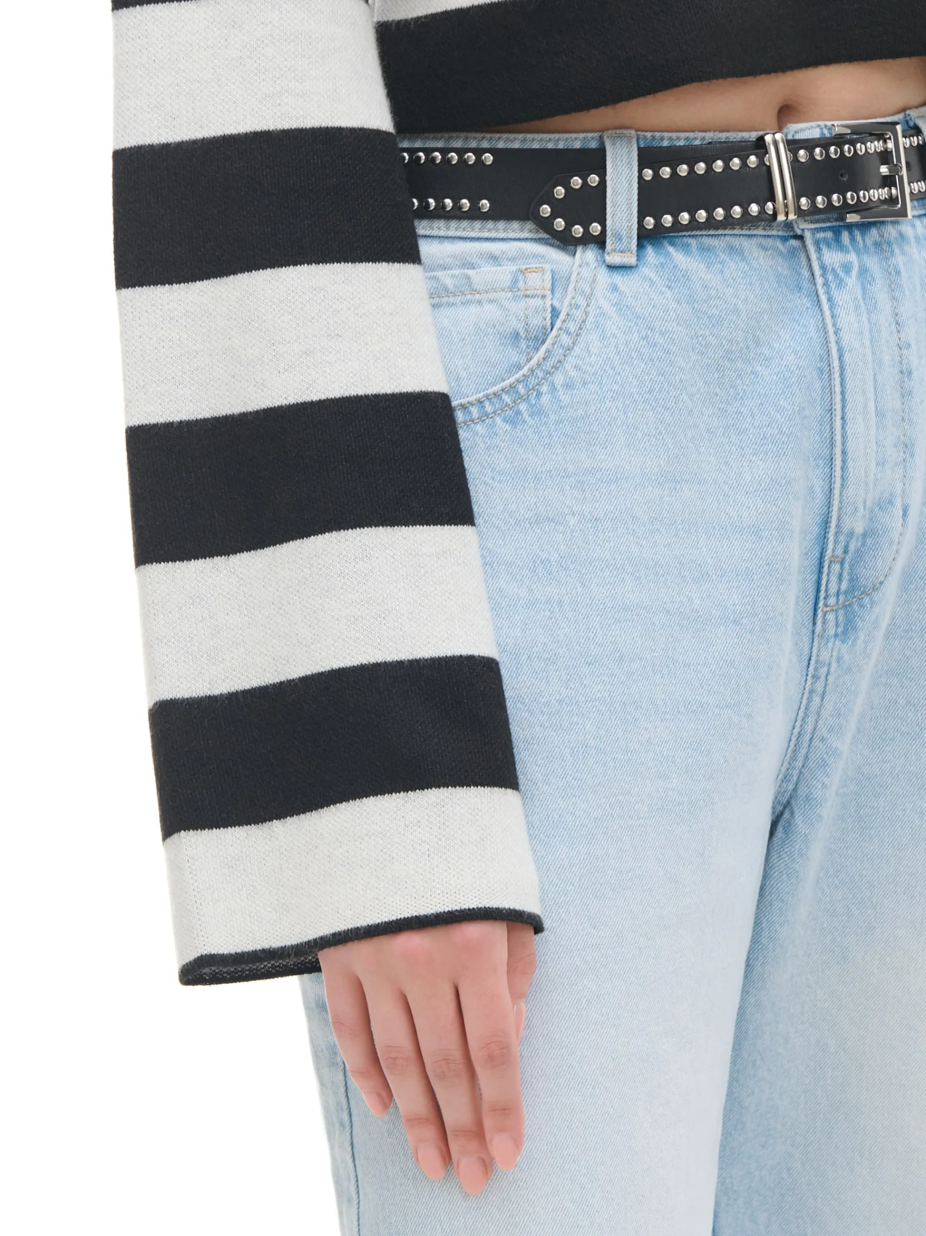 Cropp Swetry*Krótki sweter w paski