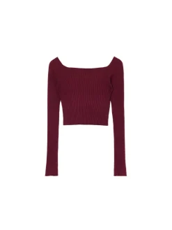 Cropp Swetry*Krótki sweter z odkrytymi ramionami