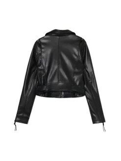 Cropp Kurtki, Płaszcze*Kurtka biker z imitacji skóry