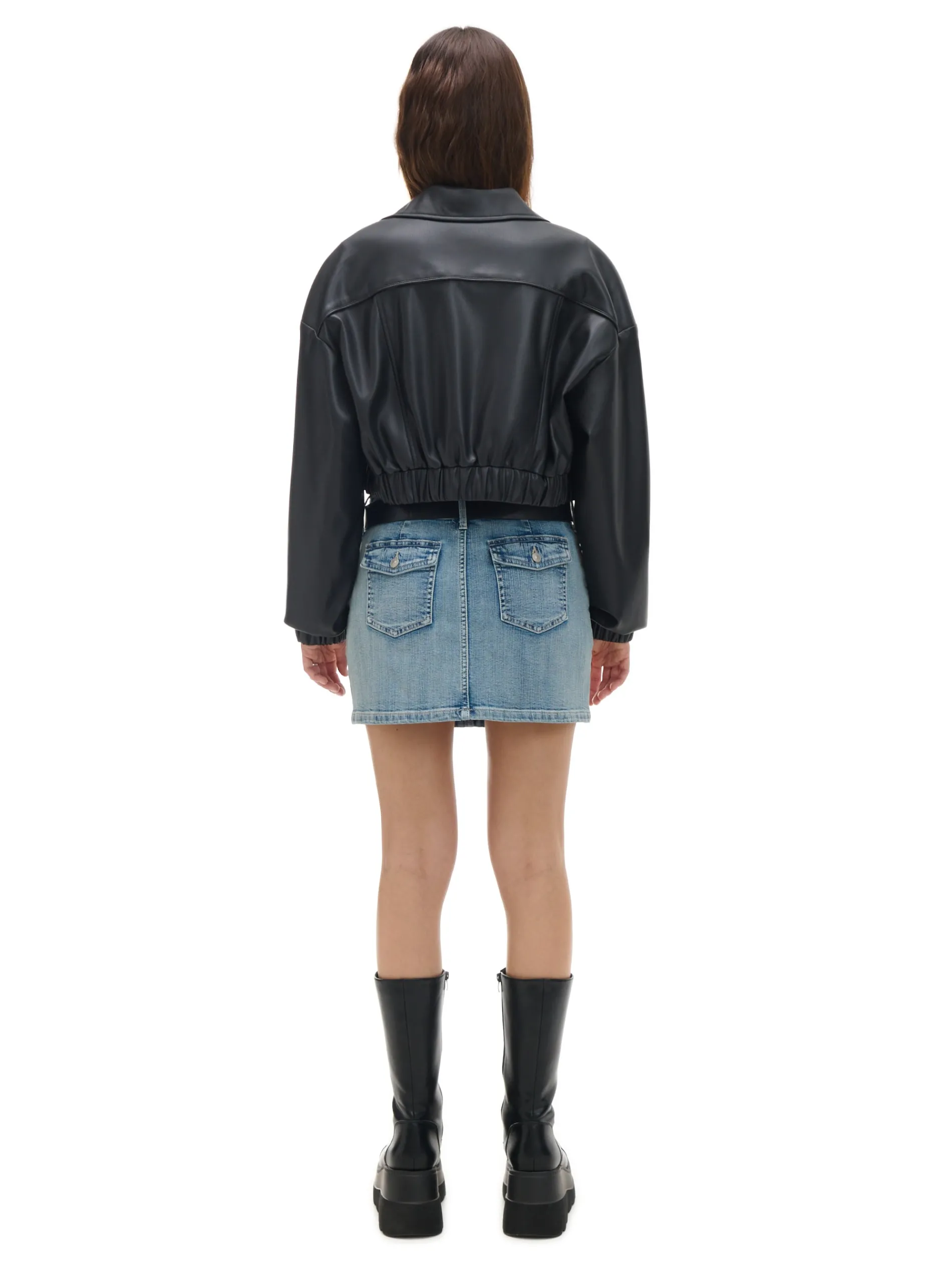 Cropp Kurtki, Płaszcze*Kurtka bomber z imitacji skóry