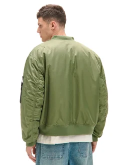 Cropp Kurtki Zimowe|Kurtki, Płaszcze*Kurtka bomberka z dzianinowym kapturem