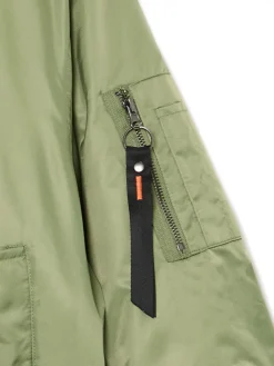 Cropp Kurtki Zimowe|Kurtki, Płaszcze*Kurtka bomberka z dzianinowym kapturem