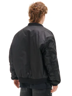 Cropp Kurtki Zimowe|Kurtki, Płaszcze*Kurtka bomberka z dzianinowym kapturem