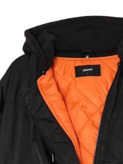 Cropp Kurtki Zimowe|Kurtki, Płaszcze*Kurtka bomberka z dzianinowym kapturem