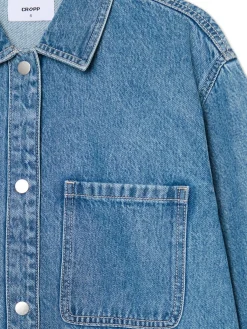 Cropp Kurtki, Płaszcze*Kurtka jeansowa z efektem sprania