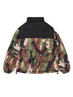 Cropp Kurtki Zimowe|Kurtki, Płaszcze*Kurtka puffer z militarnym nadrukiem