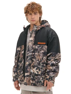 Cropp Kurtki Zimowe|Kurtki, Płaszcze*Kurtka z kapturem z jesiennym motywem