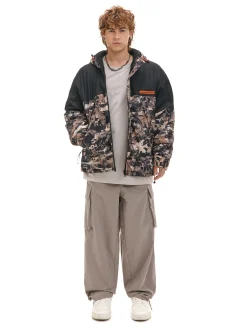 Cropp Kurtki Zimowe|Kurtki, Płaszcze*Kurtka z kapturem z jesiennym motywem