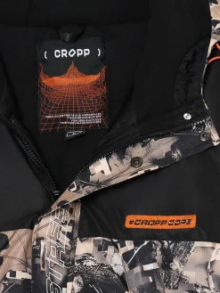 Cropp Kurtki Zimowe|Kurtki, Płaszcze*Kurtka z kapturem z jesiennym motywem