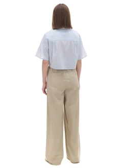 Cropp Koszule, Bluzki*Luźna niebieska koszula crop