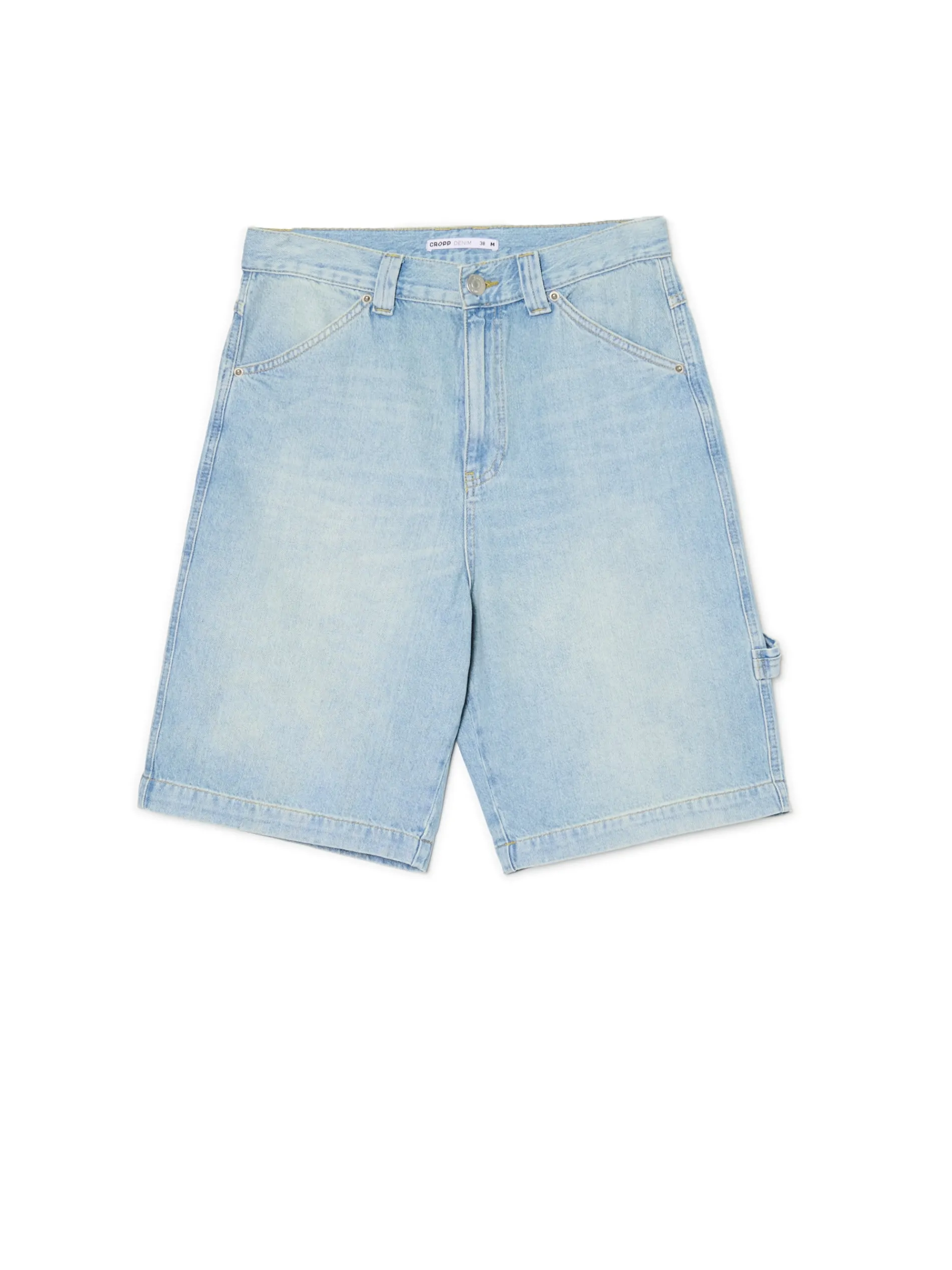 Cropp Jeansy*Luźne jeansowe spodenki bermudy