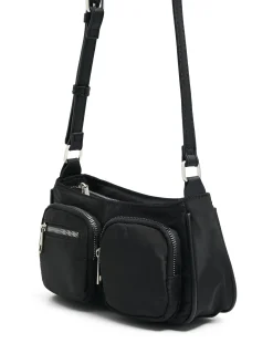 Cropp Torby, Plecaki*Mała czarna torebka crossbody