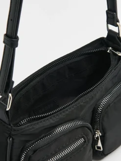 Cropp Torby, Plecaki*Mała czarna torebka crossbody