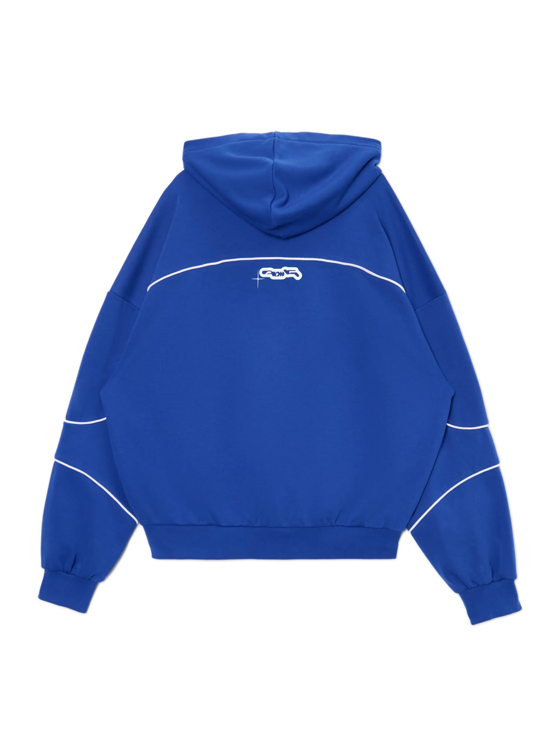 Cropp Bluzy*Niebieska bluza z kapturem Baltic Games