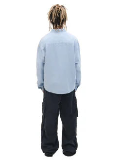 Cropp Koszule*Niebieska koszula z ozdobnym wykończeniem