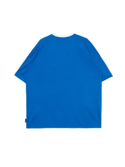 Cropp Koszulki, Topy*Niebieska koszulka oversize Baltic Games