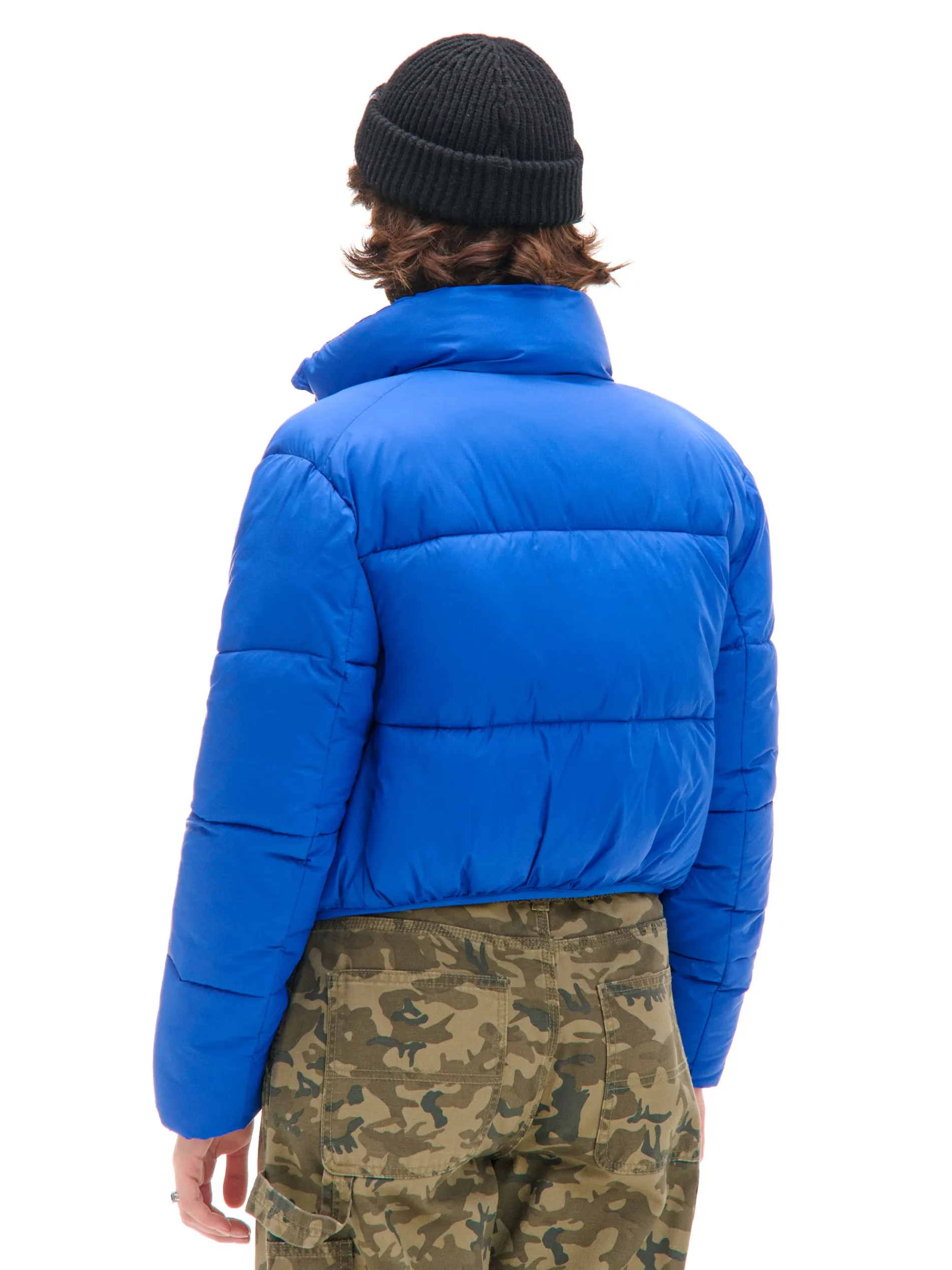 Cropp Kurtki, Płaszcze*Niebieska kurtka puffer