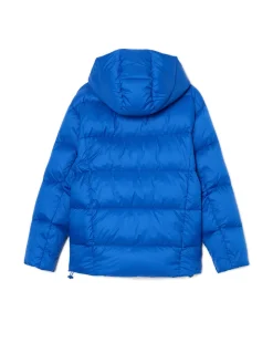 Cropp Kurtki, Płaszcze*Niebieska pikowana kurtka z kapturem