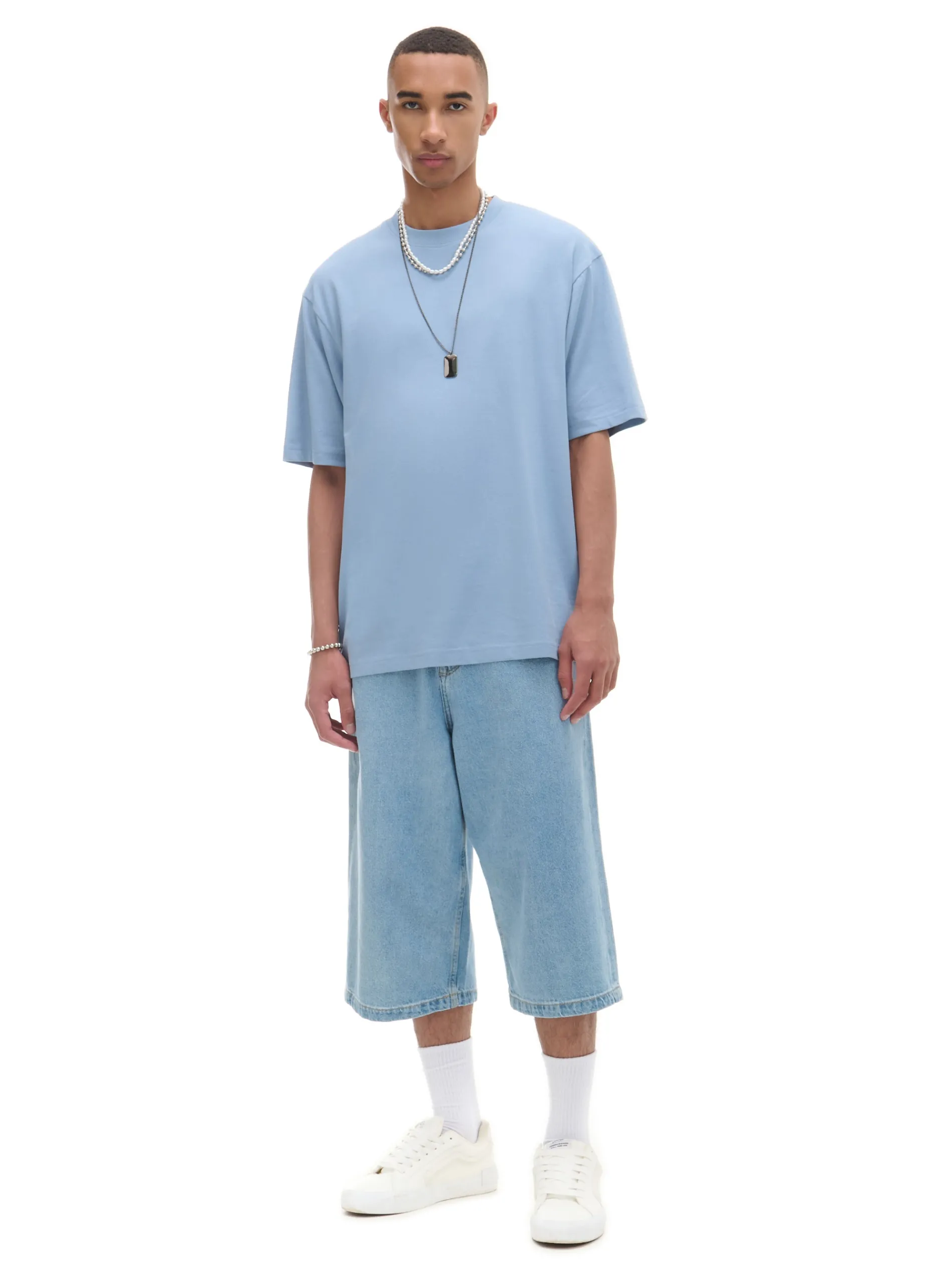 Cropp Koszulki*Niebieski T-shirt comfort