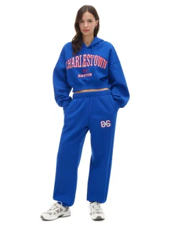 Cropp Spodnie|Sety*e dresowe joggery z naszywką