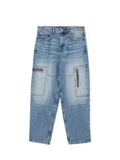 Cropp Jeansy|Baggy*e jeansy baggy balloon